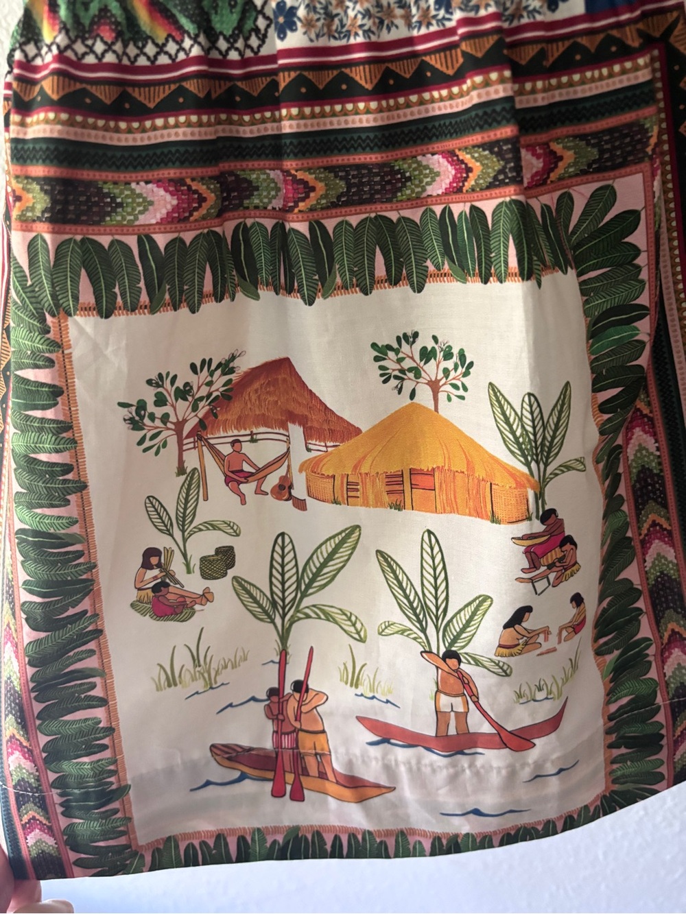 Farm Rio Midi Dress Small NWT - Picture 5 of 9